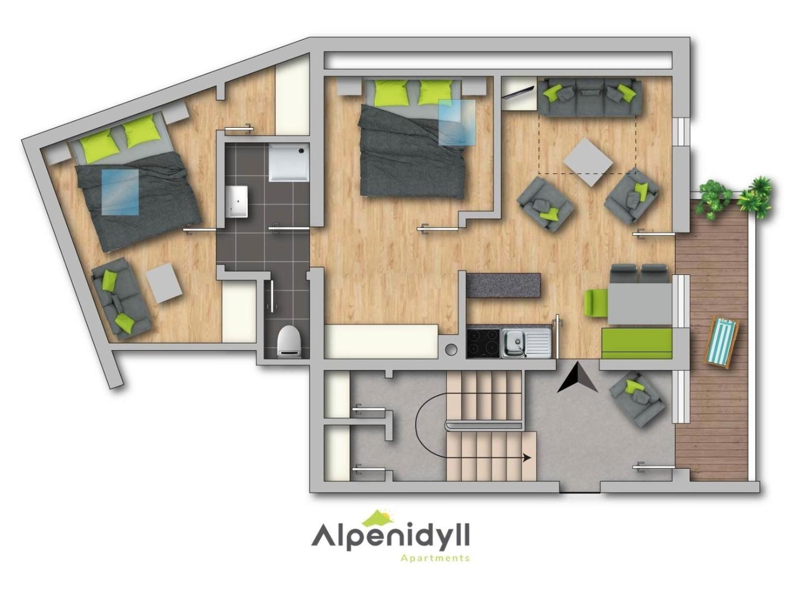 City Life 1 By Alpenidyll Apartments シュラートミンク エクステリア 写真